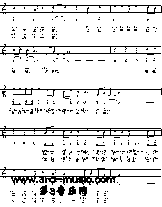 Yesterday Once More �������֣���Ӣ�ģ�[����]������