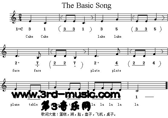 The Basic Song��Ӣ�Ķ�ͯ�裩[����]������