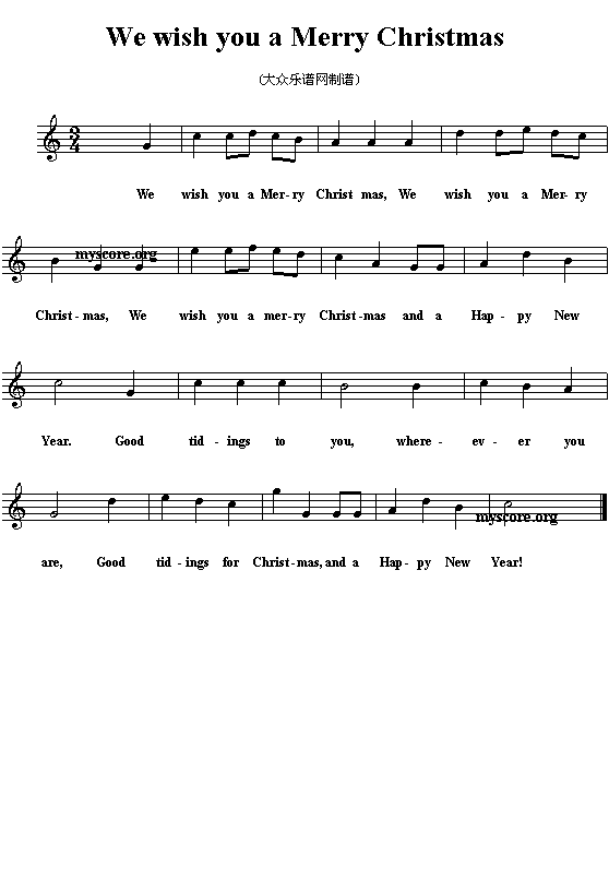 We Wish you a Merry Christmas������