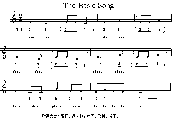 The Basic SongӢĶͯ裩