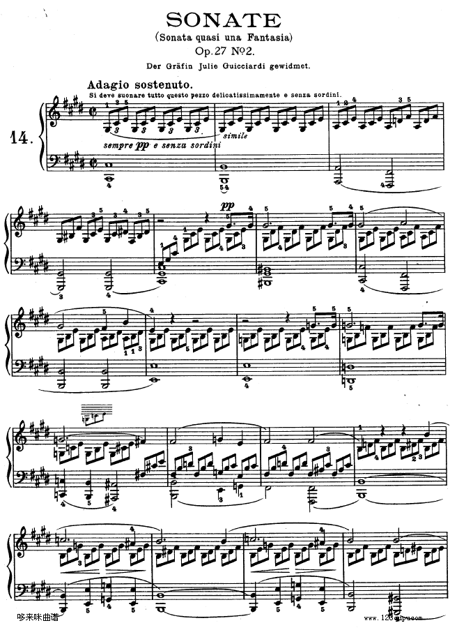 ʮĸ-¹-Op.27 No.2-Ҽ