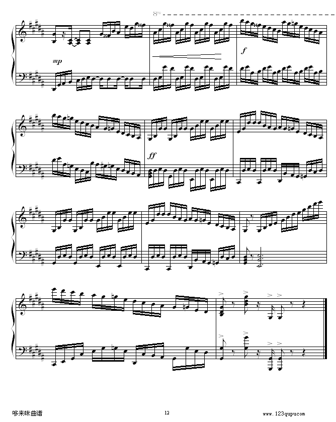 Etude in B Major -ʥ-Daniel L.Simpson