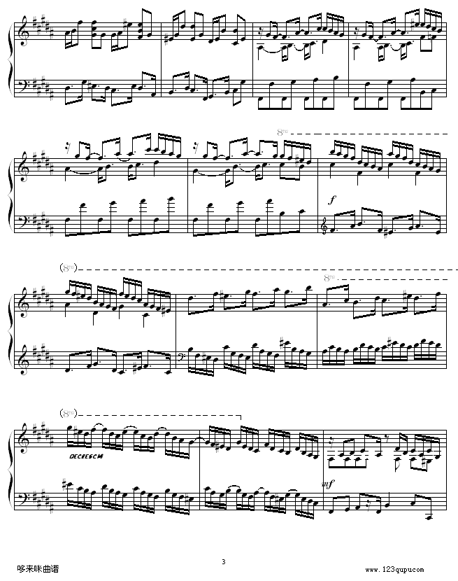 Etude in B Major -ʥ-Daniel L.Simpson