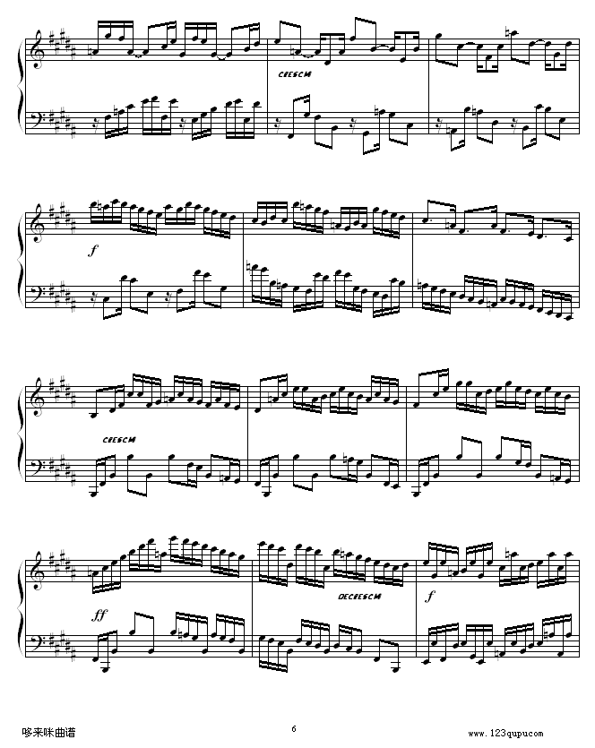 Etude in B Major -ʥ-Daniel L.Simpson