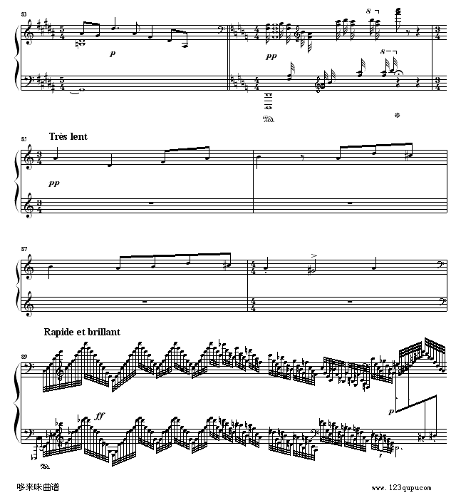 ˮ(Gaspard de la Nuit- 1. Ondine.Lent)--Ravel