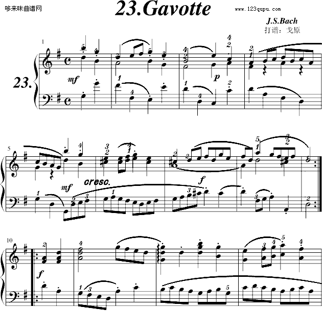 ͺճII No.23 Gavotte-ͺռ