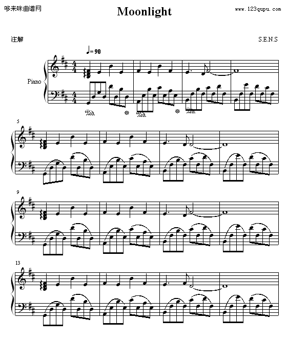 Moon light-S,E,N,S