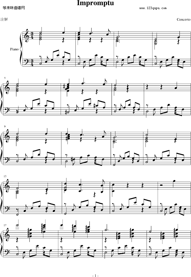 (Impromptu)-Concerto