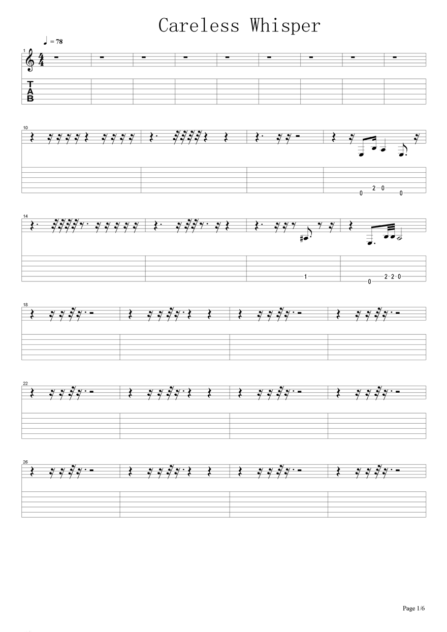 Careless Whisper