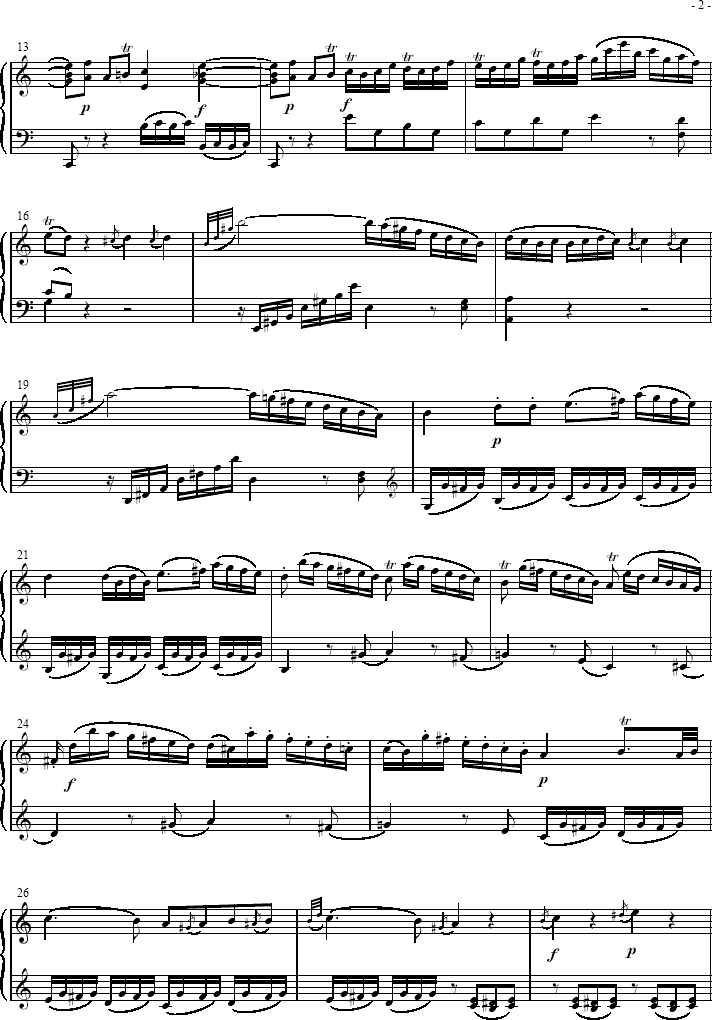  Sonatas K279   Mvt.1
