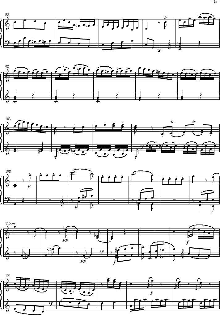  Sonatas K279 Mvt.3