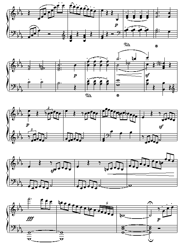 ¼