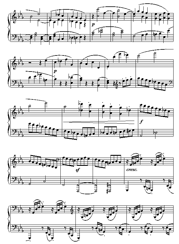 ¼