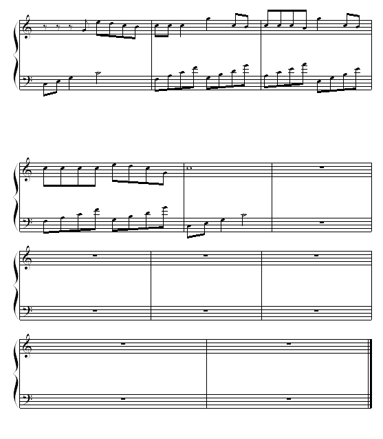¼