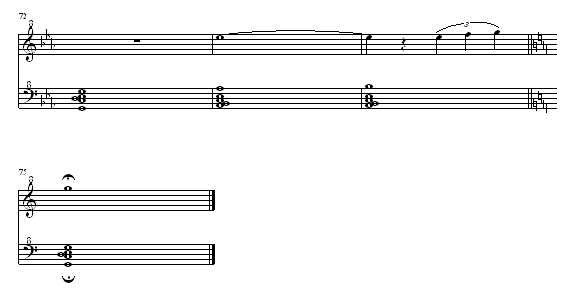 ¼