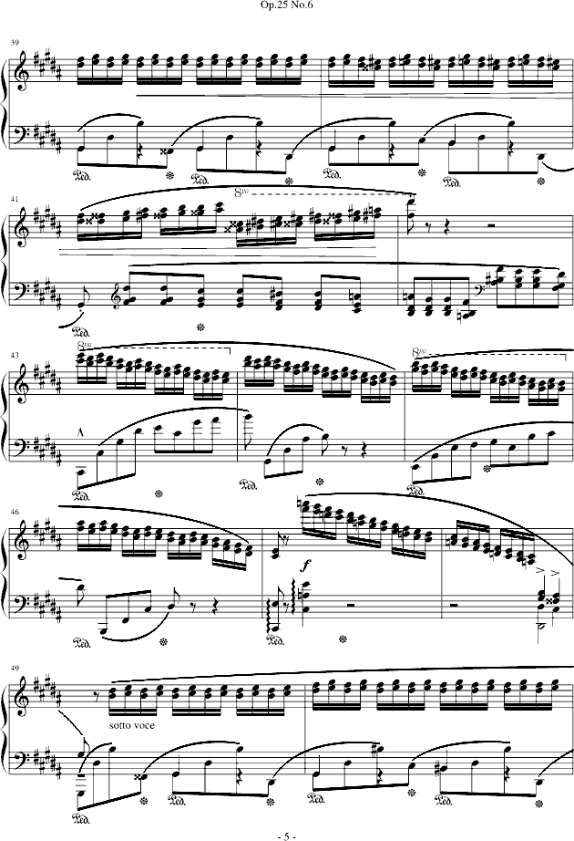 Фϰ Op.25 No.6