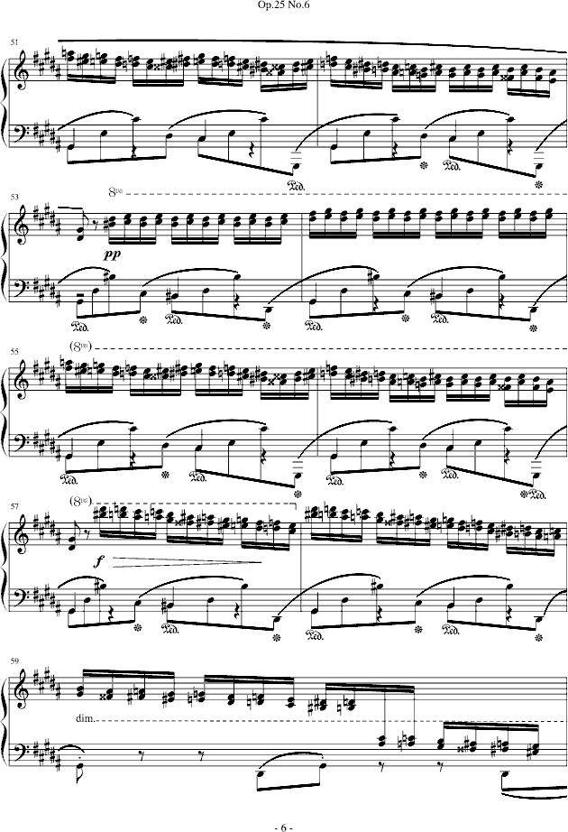 Фϰ Op.25 No.6