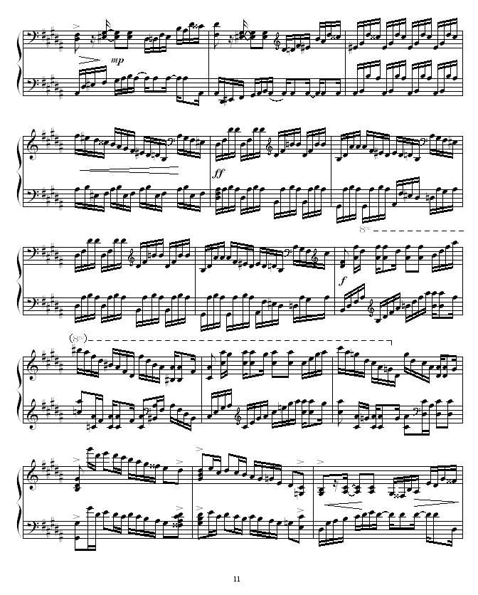 Etude in B Major -ʥ