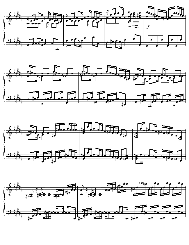 Etude in B Major -ʥ