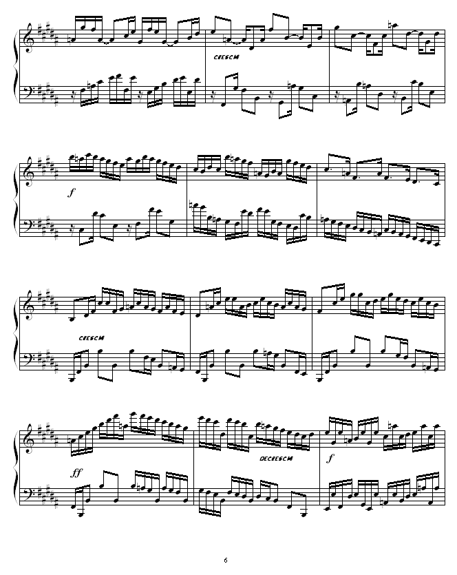 Etude in B Major -ʥ