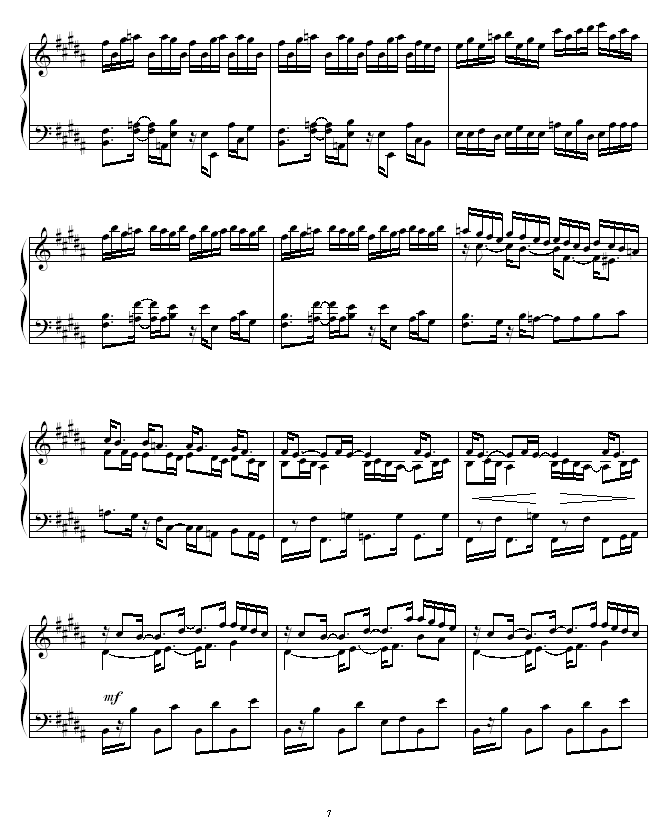 Etude in B Major -ʥ